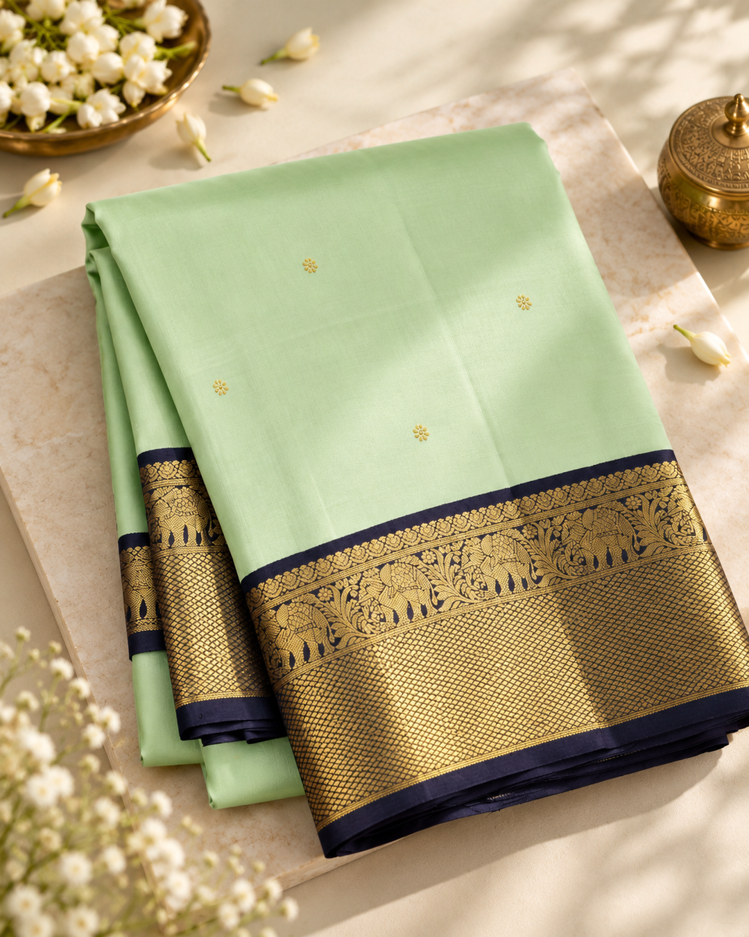 Pastels That Shimmer: Kanjivarams for the Modern Woman