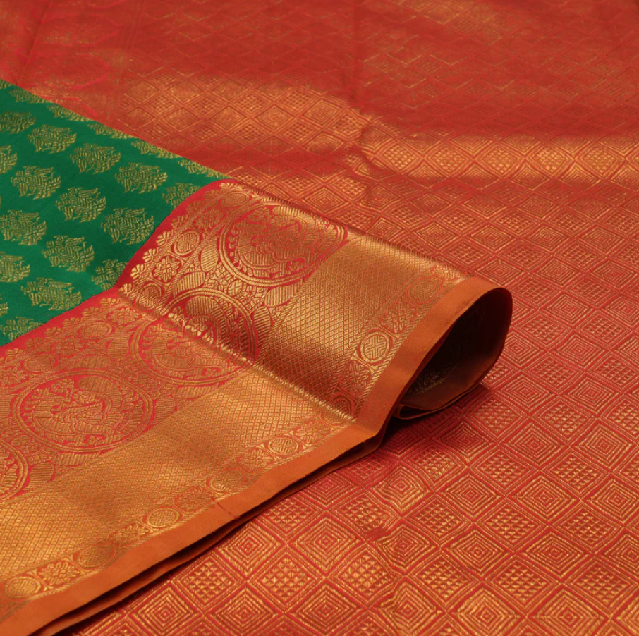https://hayagrivassilkhouse.com/collections/kanjivaram-silk-sarees/products/hayagrivas-handloom-dark-green-kanjivaram-silk-saree-with-red-border-kbe2518c5-1