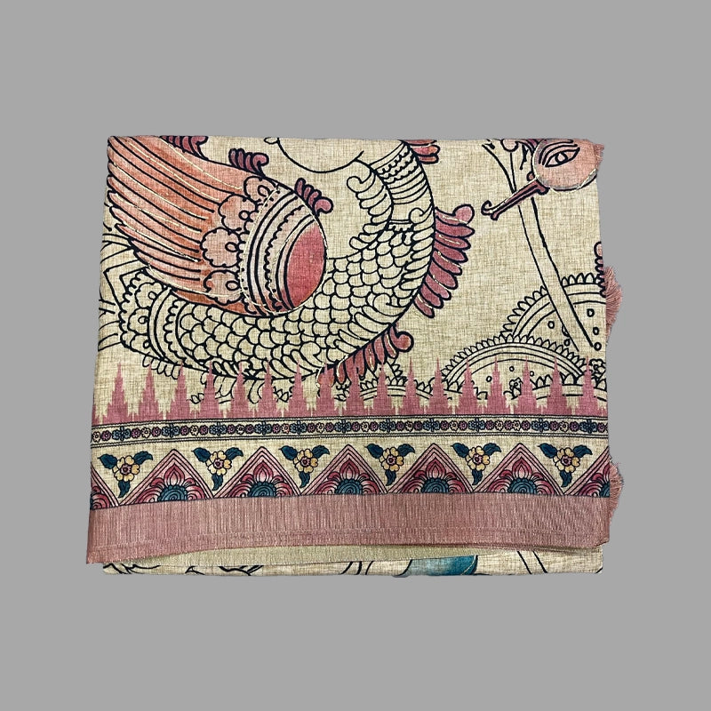 Hayagrivas Beige Fancy Cotton Sarees KBE1687K1-30