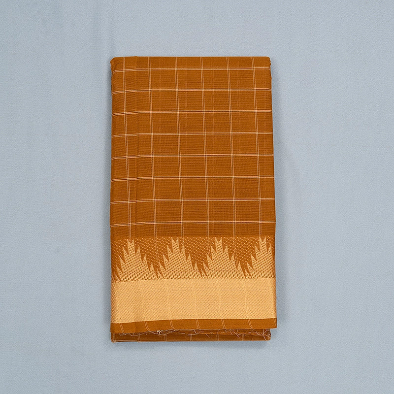 Hayagrivas Mustard Handloom Chettinad Cotton Saree SSCBF134H2-35