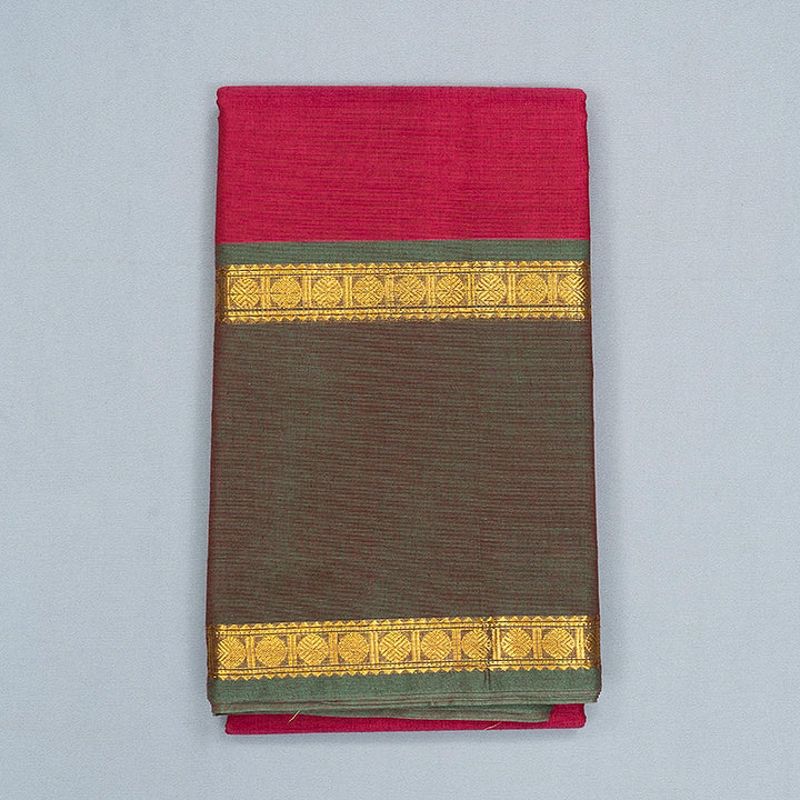 Hayagrivas Magenta Handloom Chettinad Cotton Saree SSCBF167I1-22