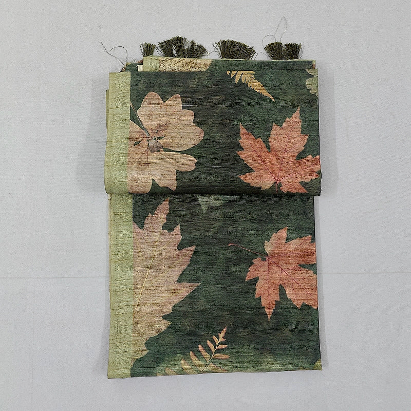Hayagrivas Green Fancy Cotton Saree KBE1876L1-34