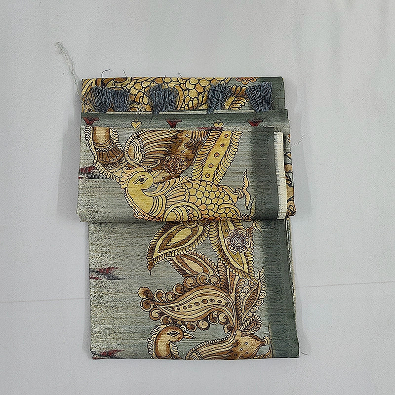 Hayagrivas Grey Fancy Cotton Saree KBE1877L7-3