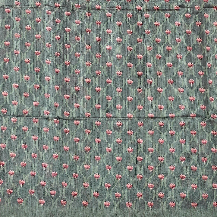 Hayagrivas Sage-Green Fancy Cotton Saree KBE1877L7-5