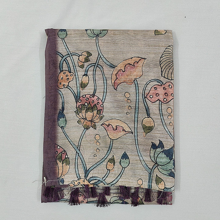 Hayagrivas Dusty Plum Fancy Cotton Saree KBE1877L7-6