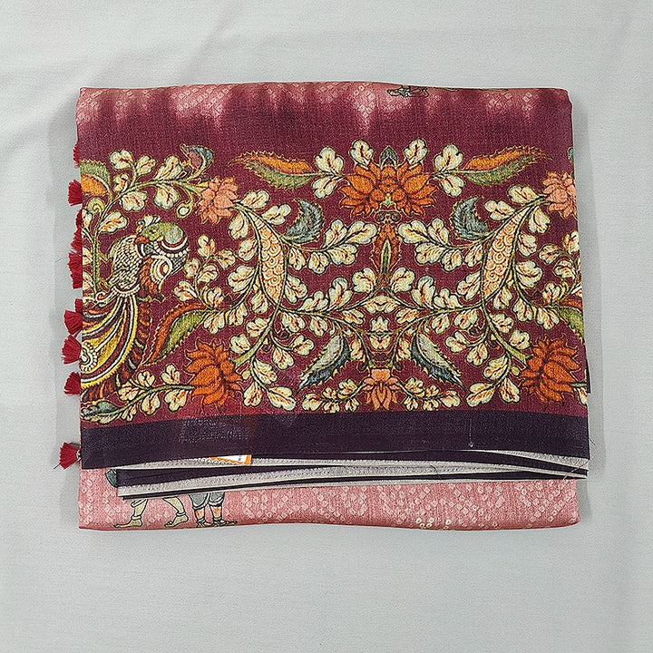 Hayagrivas Blush-Pink Fancy Cotton Saree KBE1878L2-7