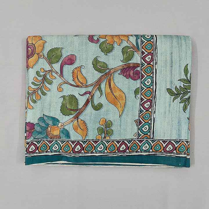 Hayagrivas Sky Blue Fancy Cotton Saree KBE1909L1-34