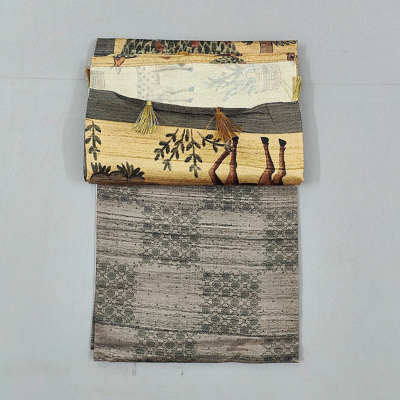 Hayagrivas Grey Fancy Cotton Saree KBE1909L2-13