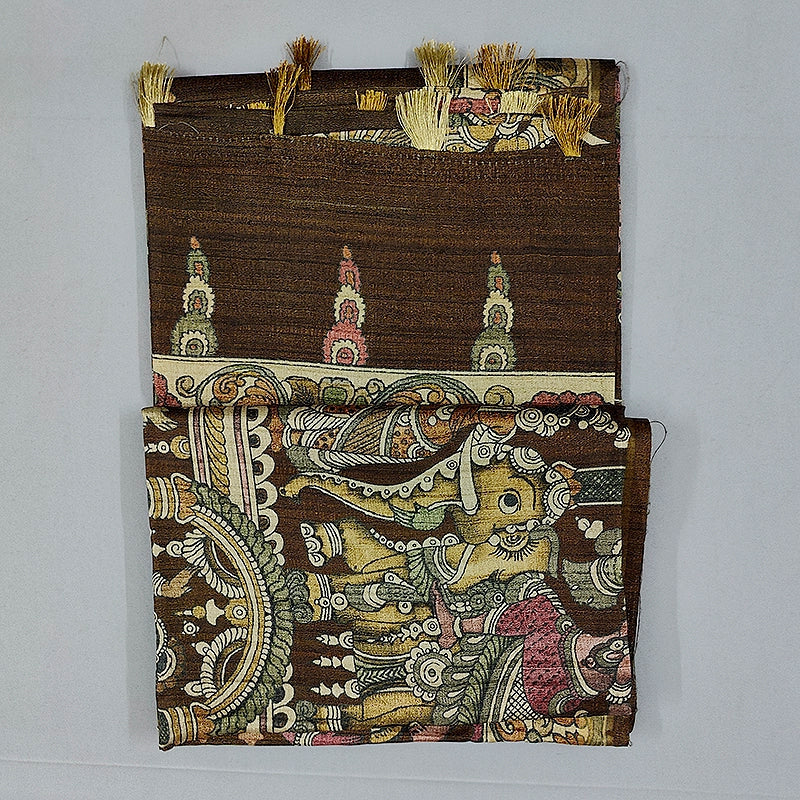 Hayagrivas Brown Fancy Cotton Saree KBE1917L1-66