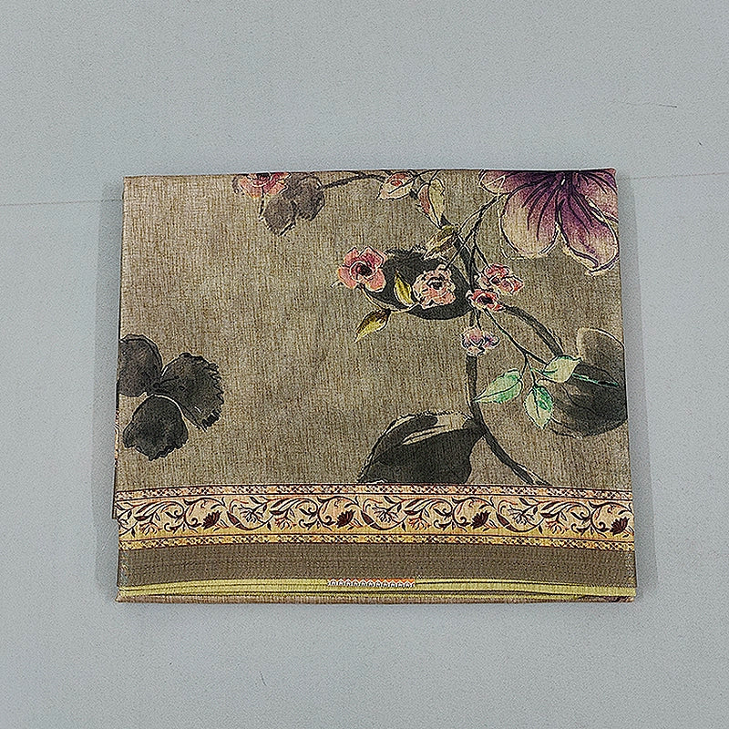 Hayagrivas Grey Fancy Cotton Saree KBE1918L1-2