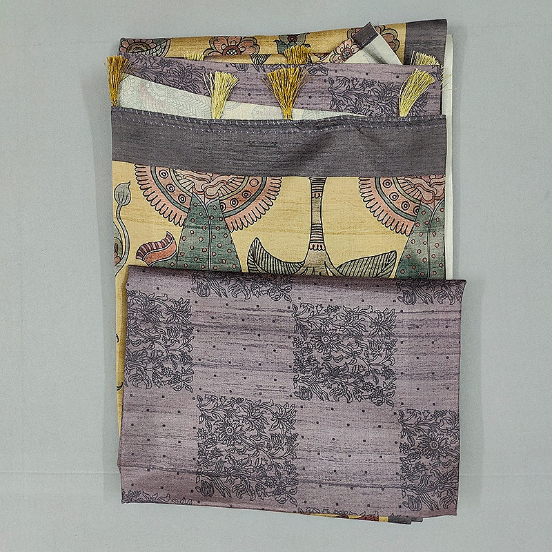 Hayagrivas Grey Fancy Cotton Saree KBE1920L1-40