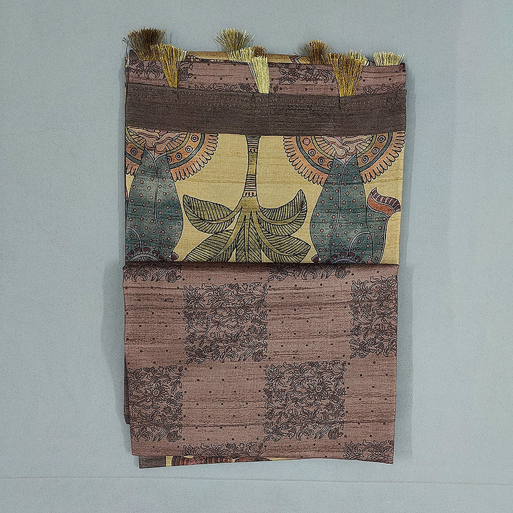 Hayagrivas Dusty Purple Fancy Cotton Saree KBE1920L1-64