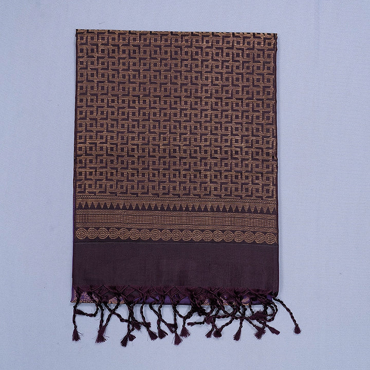 Hayagrivas Deep Purple Handloom Soft Silk Saree KBF883H2-14