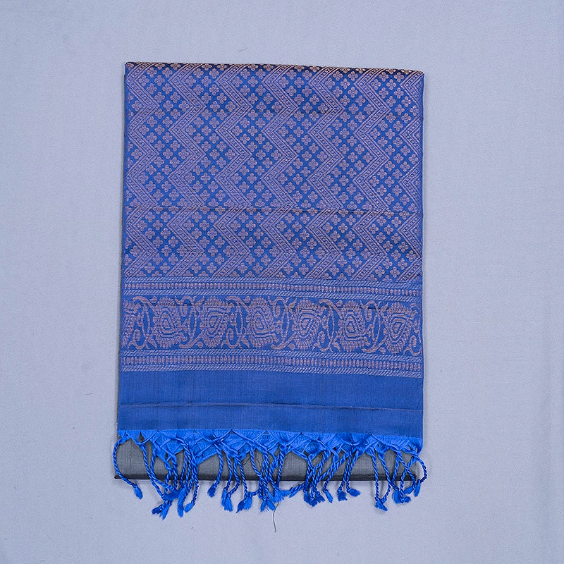 Hayagrivas Grey Handloom Soft Silk Saree KBF883H2-17