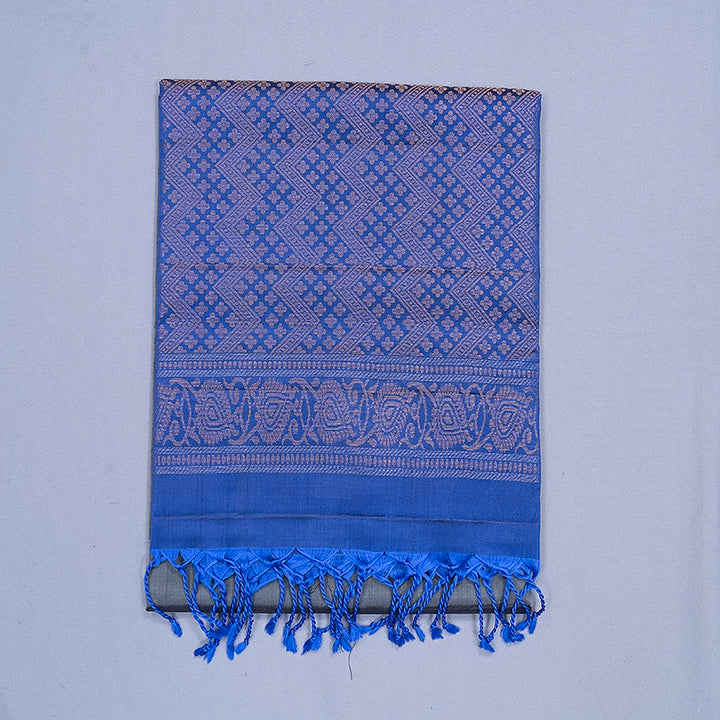 Hayagrivas Grey Handloom Soft Silk Saree KBF883H2-17