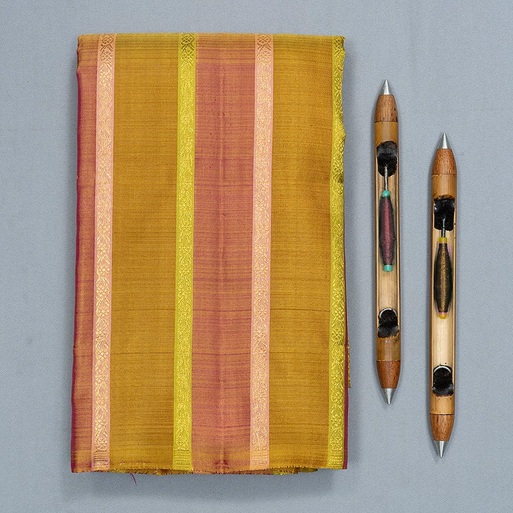Hayagrivas Handloom Multicolour Stripes Kanjivaram Silk Saree KBFL390J1-1-BF390-SBS