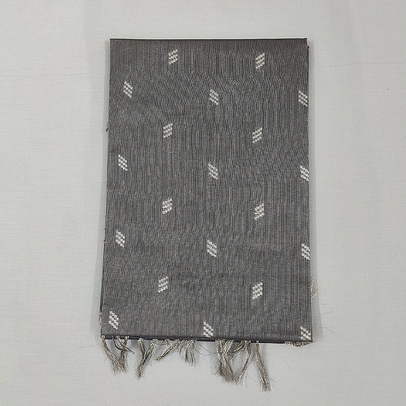 Hayagrivas Grey Fancy Cotton Saree KSBE144C6-4