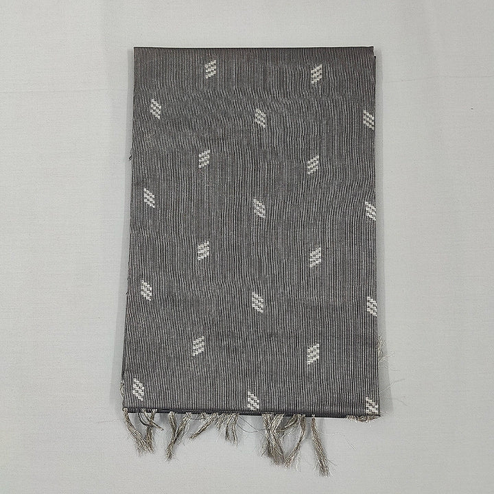 Hayagrivas Grey Fancy Cotton Saree KSBE144C6-4