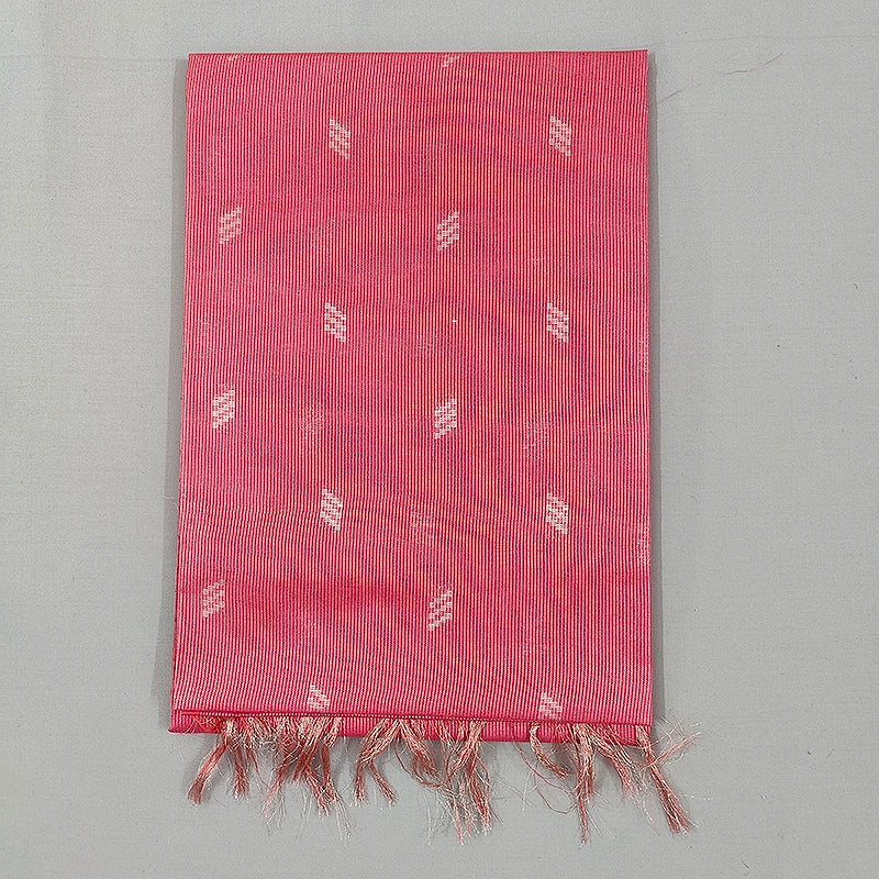 Hayagrivas Tomato Pink Fancy Cotton Saree KSBE144C6-7