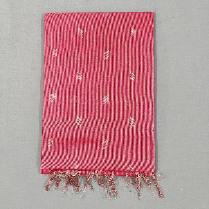 Hayagrivas Tomato Pink Fancy Cotton Saree KSBE144C6-7