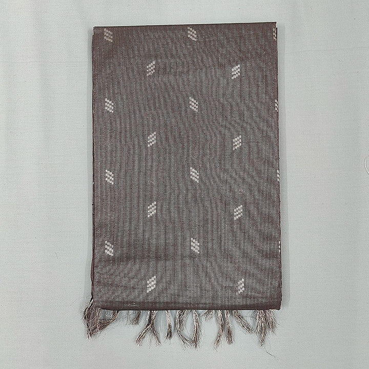 Hayagrivas Silver Grey Fancy Cotton Saree KSBE144C6-8