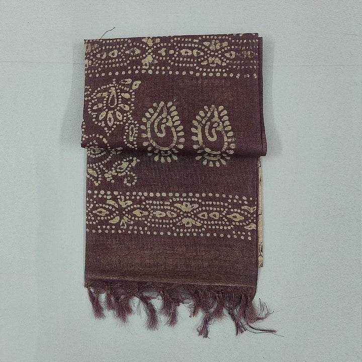 Hayagrivas Half-White Fancy Cotton Saree  KSBE144C8-4