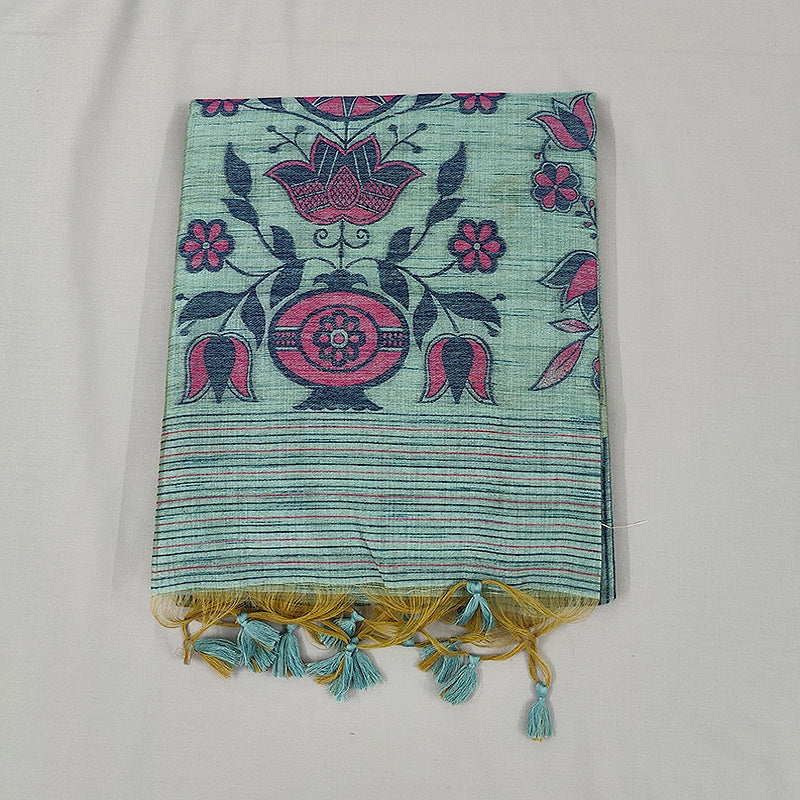 Hayagrivas Grey Fancy Cotton Saree SSCBF107G5-5