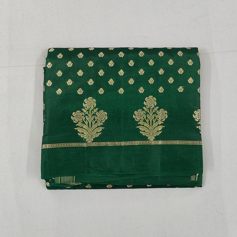Hayagrivas Bottle Green Fancy Cotton Saree SSCBF120H2-8