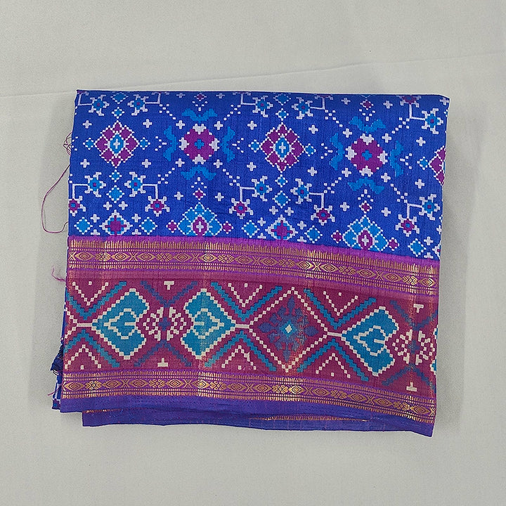 Hayagrivas Royal Blue Fancy Cotton Saree SSCBF120H7-3