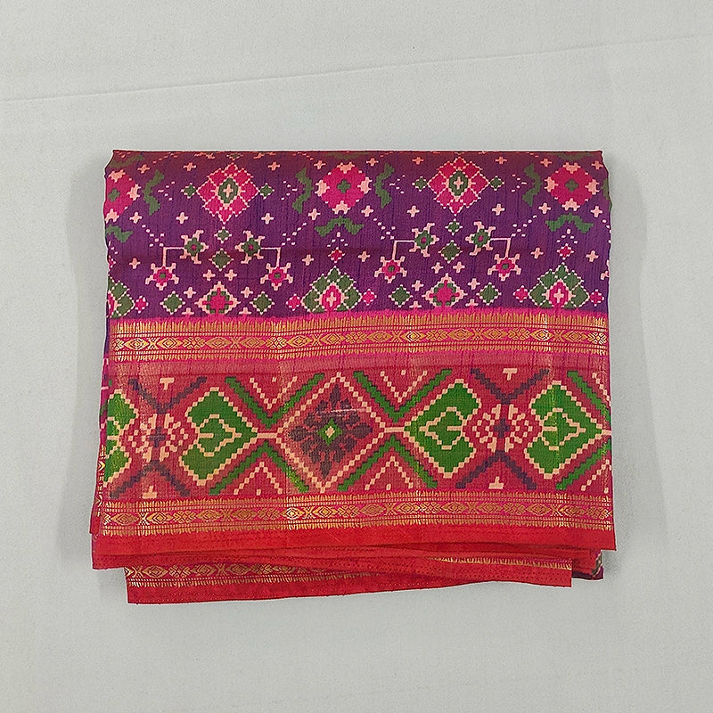 Hayagrivas Purple Fancy Cotton Saree SSCBF120H7-6