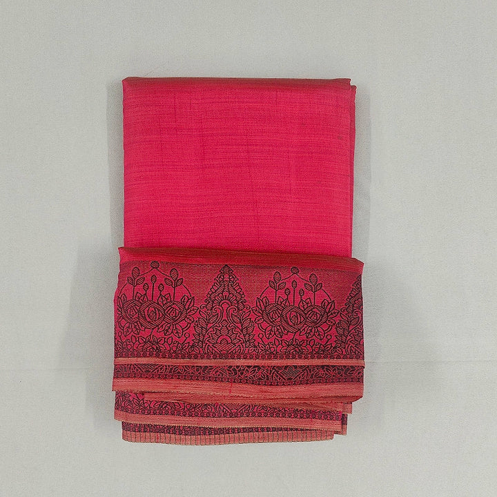 Hayagrivas Fuchsia-Pink Fancy Cotton Saree SSCBF121H3-7