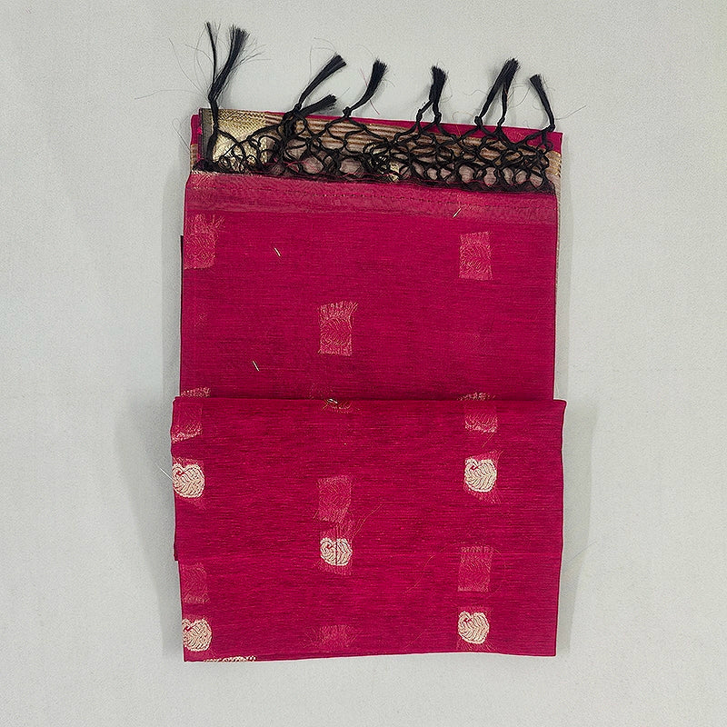 Hayagrivas Pink Fancy Cotton Saree SSCBF121H4-31