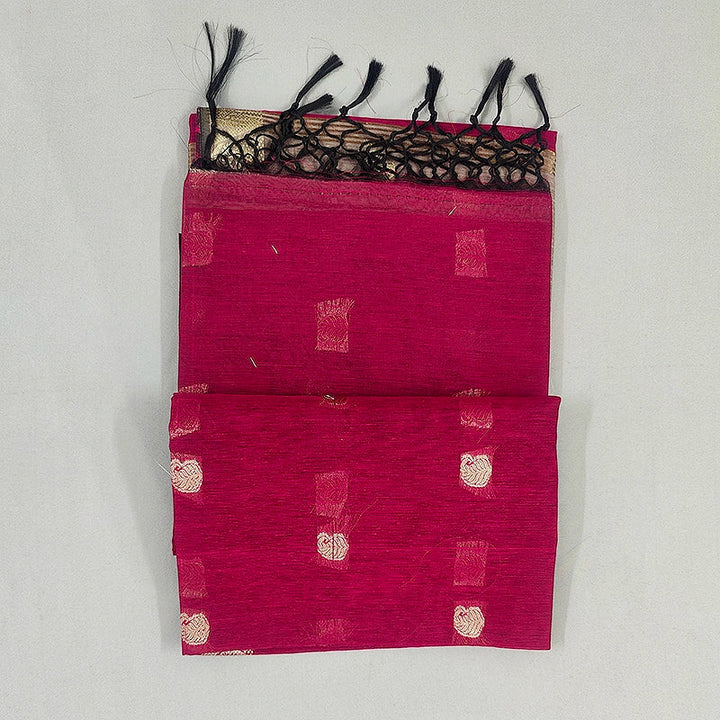 Hayagrivas Pink Fancy Cotton Saree SSCBF121H4-31
