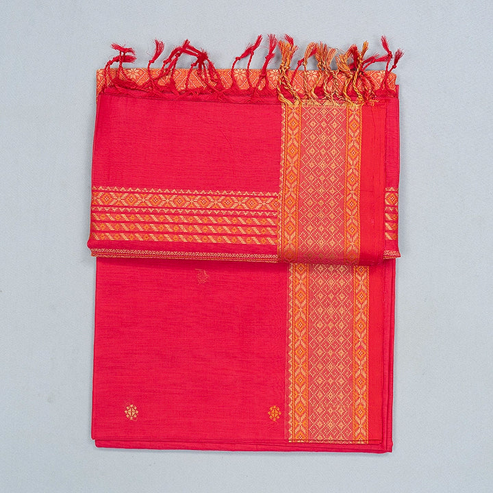 Hayagrivas Pink Handloom Kanchi Cotton Saree SSCBF132H1-1