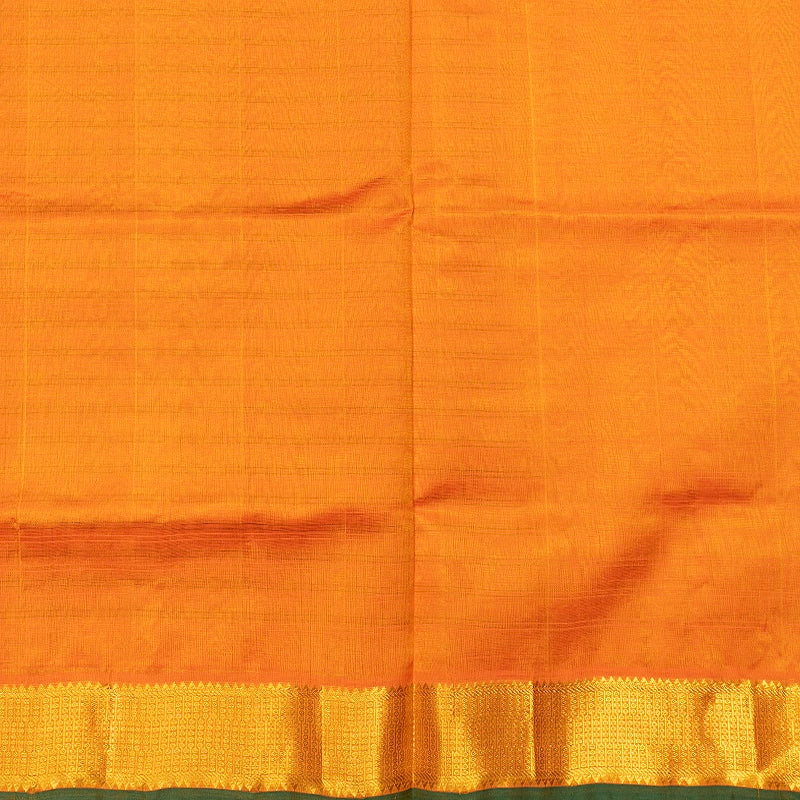 Hayagrivas Orangish-Yellow Pure Silk Cotton Saree SSCBF138H4-2