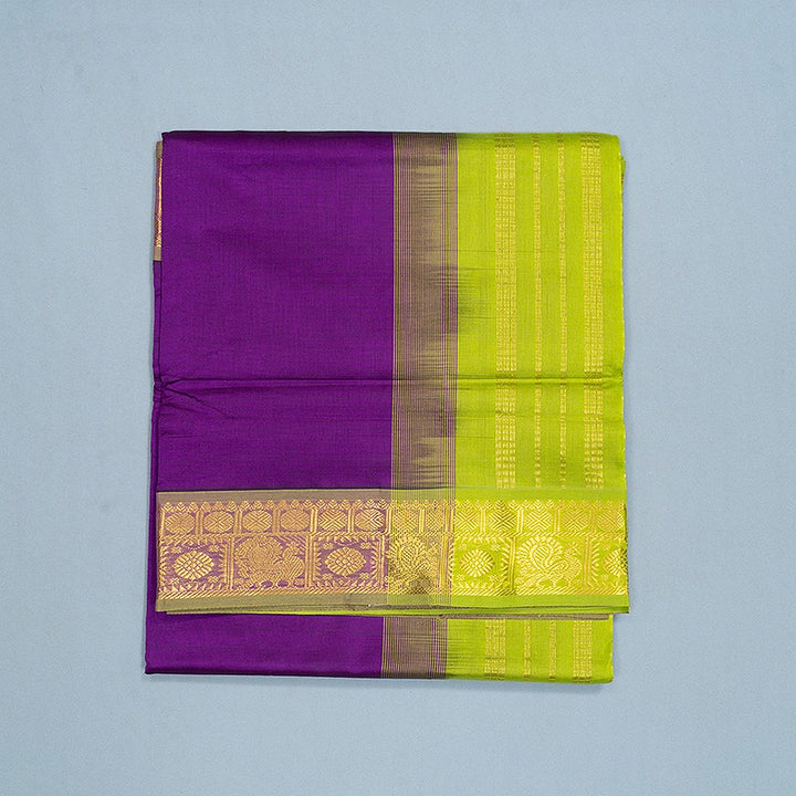 Hayagrivas Vadamalli Purple Semi Silk Cotton Saree SSCBF164I1-139
