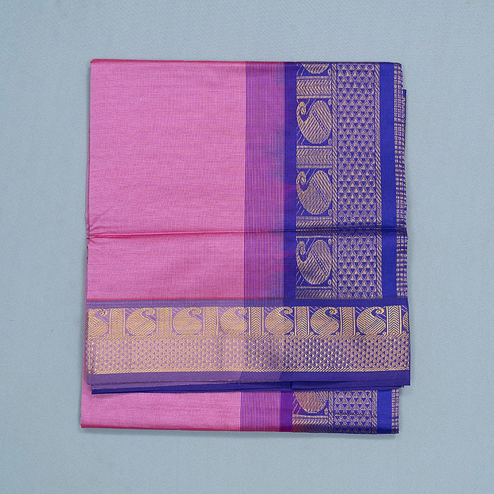 Hayagrivas Lotus Pink Semi Silk Cotton Saree SSCBF164I1-141