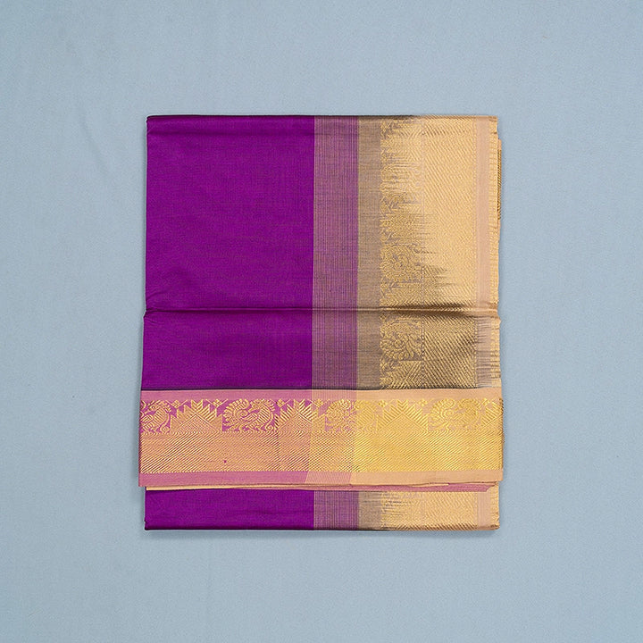 Hayagrivas Vadamalli Purple Semi Silk Cotton Saree SSCBF164I1-148