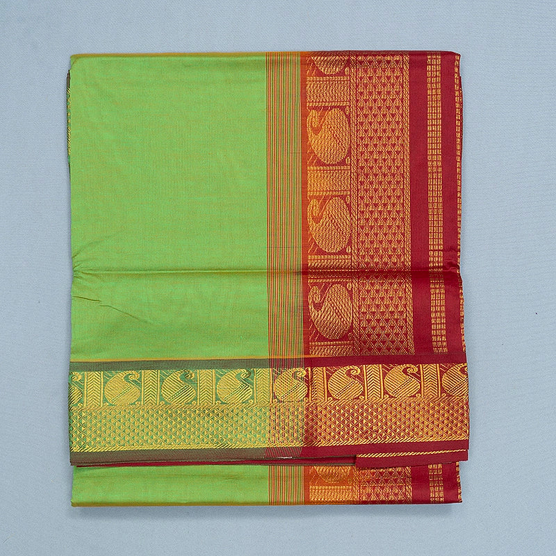 Hayagrivas Sampanga Green Semi Silk Cotton Saree SSCBF164I1-4