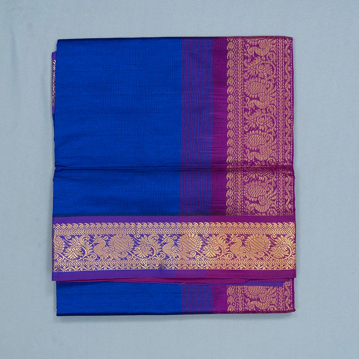 Hayagrivas Royal Blue Semi Silk Cotton Saree SSCBF164I1-61