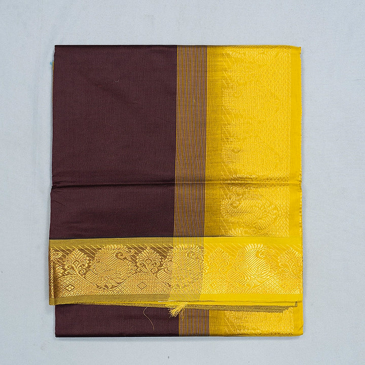 Hayagrivas Coffee Brown Semi Silk Cotton Saree SSCBF164I1-42