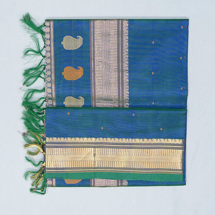 Hayagrivas Mayilkazhuthu Kanchi Silk Cotton Saree SSCBF179I10-7