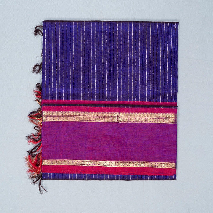 Hayagrivas Purple Kanchi Silk Cotton Saree SSCBF179I2-2