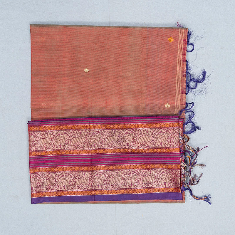 Hayagrivas Manthalir Kanchi Silk Cotton Saree SSCBF179I4-12