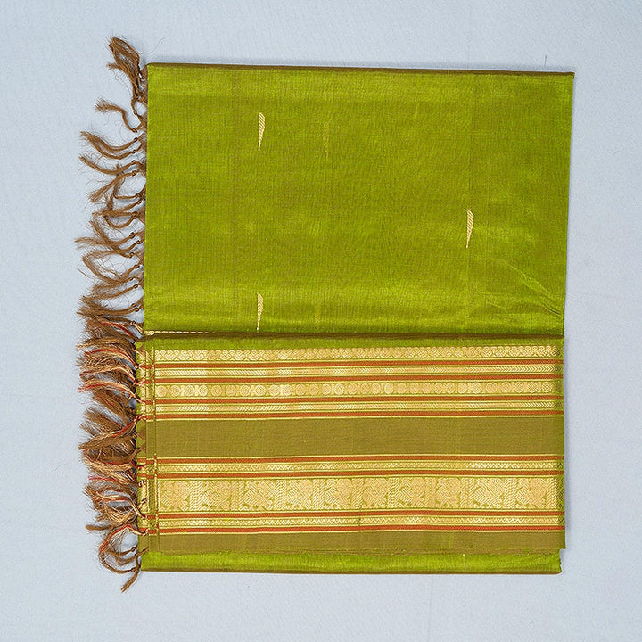 Hayagrivas Sampanga Green Kanchi Silk Cotton Saree SSCBF179I5-30
