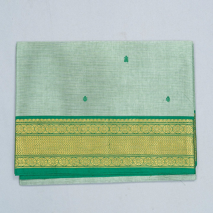 Hayagrivas Sage Green Handloom Chettinad Cotton Saree SSCBF188J4-49