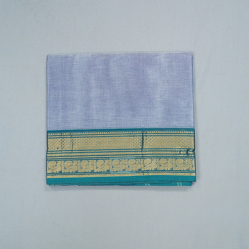 Hayagrivas Powder Blue Handloom Chettinad Cotton Saree SSCBF209J1-61