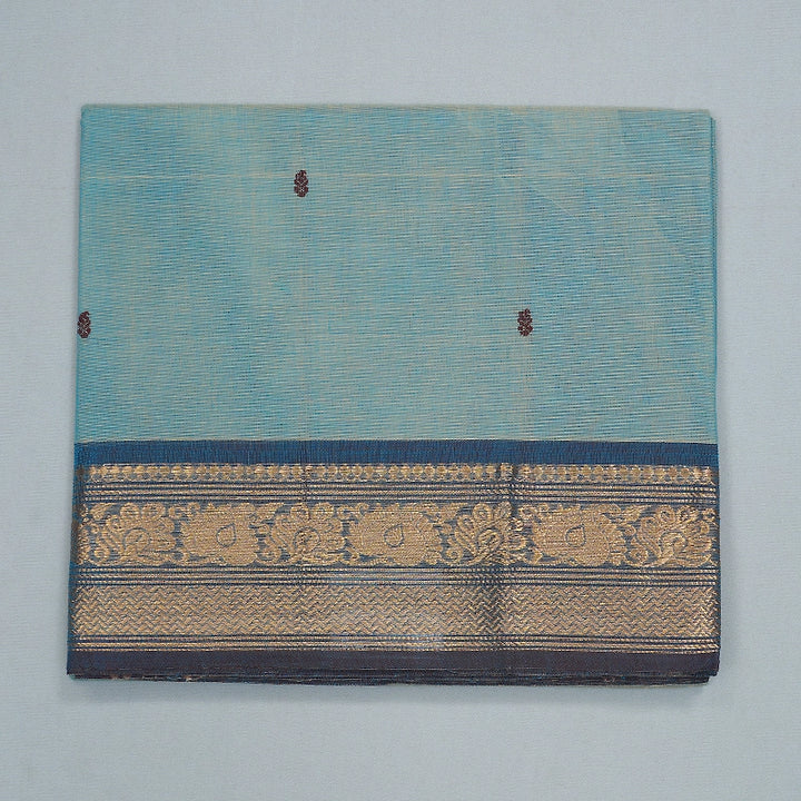 Hayagrivas Ice Blue Handloom Chettinad Cotton Saree SSCBF210J1-71