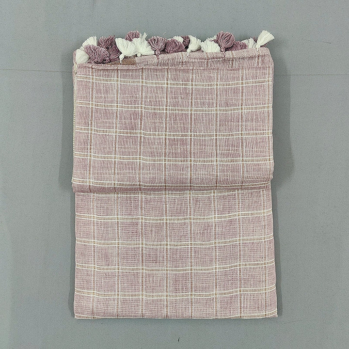 Hayagrivas Mauve Handloom Linen Saree SSCBF68E4-3