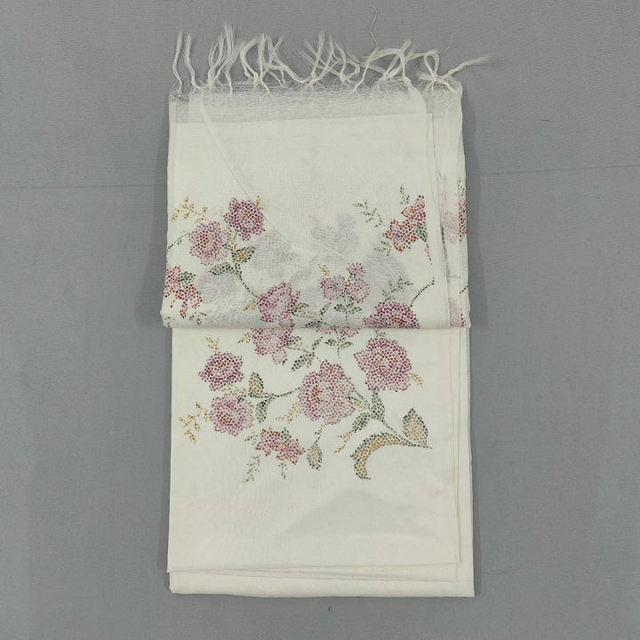 Hayagrivas Half-White Fancy Cotton Saree SSCBF68E6-9